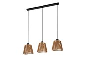 Lampy - EGLO STÓŁ DŁUGI LAVISTER L910 3XE27/NATURALNY FSC - 44073