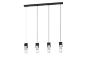 Lampy - EGLO STÓŁ DŁUGI LOBATIA 3XE27/SZARY - 99532