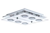 Lampy - EGLO CABO SUFITOWA 6X3W CHROM/BIAŁY - 30932