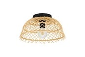 Lampy - EGLO AUSNBY SUFITOWA E27 Ø370 NATURA - 43831
