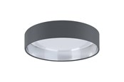 Lampy - EGLO PALOMARO 2 SUFITOWA Ø3203X3,6W 1110LM 3000K ANTRACYT/SREBRNY - 75774