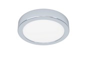 Lampy - EGLO FUEVA 6 PLAFOND Ø165 CCT 7,5W 1000LM IP44 CHROM - 901762