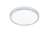 Lampy - EGLO FUEVA 6 PLAFOND Ø280 CCT 14,2W 2000LM IP44 CHROM - 901764