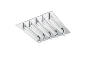 Lampy - EGLO VELARDE SUFITOWA 5X550LM 370X370 CHROM - 95398