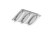 Lampy - EGLO PERTINI SUFITOWA 1500LM 300X300 CHROM - 96094