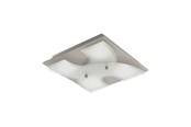 Lampy - EGLO DIRUS SUFITOWA 4X340LM 290X290 SS/SATYNOWANY - 96397