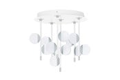 Lampy - EGLO OLINDRA SUFITOWA 12X250LM CHROM - 96968