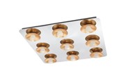 Lampy - EGLO TORANO SUFITOWA 9X510LM DIMMPB. CHROM/ZŁOTY - 97525