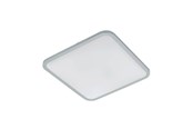 Lampy - EGLO COGOLETO CEILING 490X490 3200LM 3000-5000K BIAŁY/SREBRNY Z PILOTEM B. - 98258