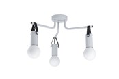 Lampy - EGLO APRICALE SUFITOWA E27 3L SZARY/ - 98281