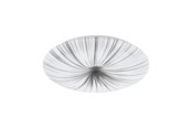 Lampy - EGLO NIEVES SUFITOWA Ø510 3710LM BIAŁY/SREBRNY - 98326