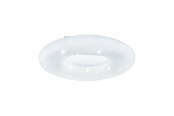 Lampy - EGLO ZAMODILO SUFITOWA 2600LM Ø500 KRYSZTAŁOWA BIAŁA - 99342