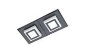 Lampy - EGLO MASIANO 1 ŚCIANA/SUFIT 2X340LM/SATYNA - 99362