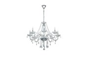 Lampy - EGLO ŻYRANDOL BASILANO 1 8L PRZEZROCZYSTY - 39101