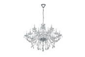 Lampy - EGLO BASILANO 1 ŻYRANDOL 18L PRZEZROCZYSTY - 39103