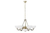 Lampy - EGLO ŻYRANDOL SAVOY 6+2L ANTYK - 82749
