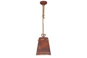 Lampy - EGLO MEOPHAM LAMPA wisząca E27 Ø240 RUST - 43404
