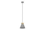 Lampy - EGLO TWICKEN WISIOREK E27 SZARY/ZŁOTY - 43838