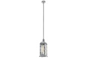 Lampy - EGLO LISBURN 1 WISIOREK ANTYCZNE SREBRO - 49216