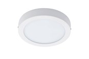 Lampy - EGLO FUEVA 1 PŁYTA 22W 2200LM Ø300 IP44 (WANNOWA) BIAŁA - 96168