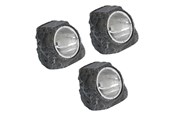 Lampy - EGLO OGNIWO SOLARNE KAMIENNE SZARE 3 SZT. - 48505