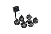 Lampy - EGLO ŁAŃCUCH SOLARNY ŚWIETLNY 6L BIAŁY - 48829