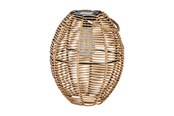 Lampy - EGLO SOLARNA LAMPA STOŁOWA 300MA H450 NATURALNA - 48979
