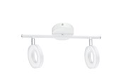 Lampy - EGLO ODERSO SPOT 2X360LM BIAŁY - 75202