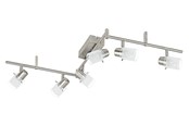 Lampy - EGLO ORVIETO 1 SPOT 6X3.3W SS/PRZEZROCZYSTY - 93851
