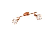 Lampy - EGLO ZAPATA SPOT 2L MIEDŹ - 95546