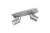 Lampy - EGLO PRACETA SPOT 2L SZARY/SS - 95742
