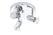 Lampy - EGLO ROSARO 1 PODKŁADKA PUNKTOWA 3X3W CHROM - 13571
