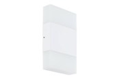 Lampy - EGLO LINOSA ŚCIANA ZEWNĘTRZNA 125X215 2X250LM IP54 BIAŁA - 75457