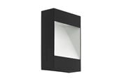 Lampy - EGLO MANFRIA ŚCIANA ZEWNĘTRZNA 10W 1100LM IP44 ANTRACYT - 98095