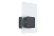 Lampy - EGLO EREDITA UDE WALL 10W 1000LM IP44 ANTRACYT/SATYNA. - 99585