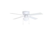 Lampy - EGLO WENTYLATOR SUFITOWY CAGLIARI AC E27 BIAŁY - 35181