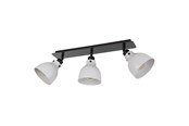 Lampy - EGLO MATLOCK ŚCIENNY 3XE27 SZARY - 43829