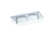 Lampy - EGLO ABIOLA ŚCIANA/SUFIT 2X450LM 115X220 CHROM - 75327