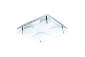 Lampy - EGLO ABIOLA ŚCIANA/SUFIT 4X450LM 220X220 CHROM - 75329