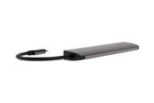 USB hub - 4smarts 6-in-1 Hub - docking station - USB-C - HDMI USB hub - 6 - USB 3.0 - Czarny - 468782