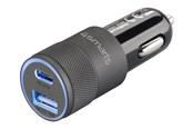 Telefon - Adapter i Ladowarka - 4smarts Car Charger Rapid+ 27 W - 464448