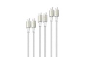 Kabel USB - 4smarts USB-C to USB-C Cable - 60W 3 pcs (3 m + 1.5 m + 0.5 m) - 540621