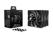 Wentylator obudowy - be quiet! PURE WINGS 3 HS 140 (3-pack) - Wentylator obudowy - 140mm - Czarny - 30 dBA - BL138