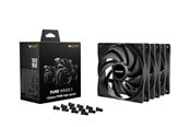 Wentylator obudowy - be quiet! Pure Wings 3 120 HS (3-pack) - Wentylator obudowy - 120mm - Czarny - 30 dBA - BL140