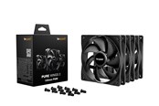 Wentylator obudowy - be quiet! PURE WINGS 3 120 (3-pack) - Wentylator obudowy - 120mm - Czarny - BL141