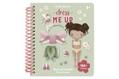 Kreatywne gry - Little Dutch Dress up Sticker Book Rosa Fairy Garden - 126324