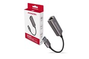 Adapter Sieciowy (karta sieciowa, serwer druku, itp.) - AXAGON Gigabit Ethernet Superspeed USB-A 3.2 Gen 1 External Network Adapter - ADE-TR