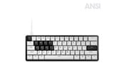 Klawiatura - Pulsar PCMK 3 HE 60 (ANSI) - Klawiatura gamingowa - bez bloku numerycznego - Angielski (US) - Biały - PCMK3HE601W
