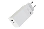 Telefon - Adapter i Ładowarka - TECHLY power adapter - USB 24 pin USB-C - 100 Watt - IPW-PD100W-WH