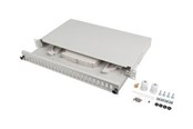 Akcesoria sieciowe - Lanberg patch panel - 1U - 19" - 24 x SC duplex / 24 x LC quad - FOP1-24SD-LQS